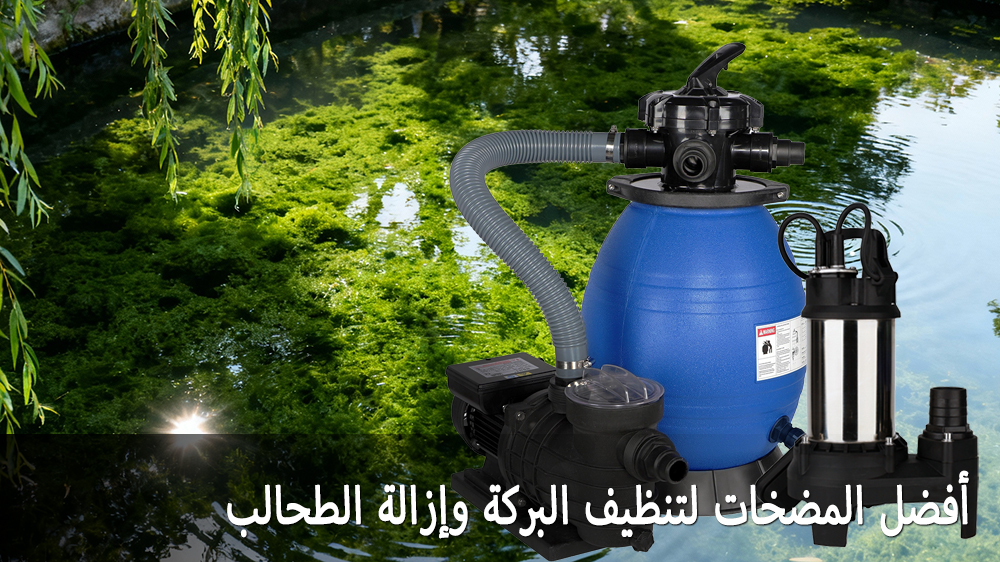 أفضل المضخات لتنظيف البرك وإزالة الطحالب