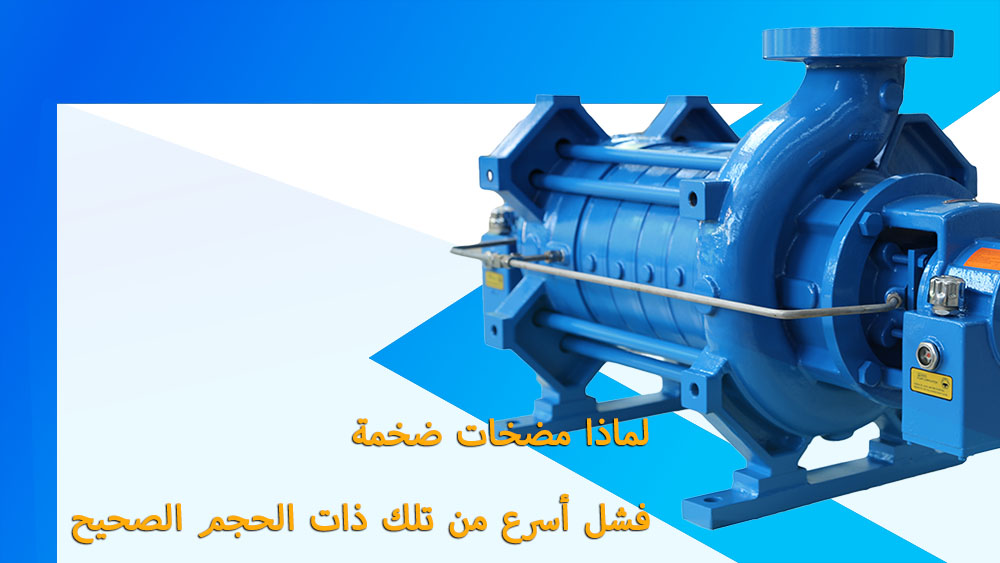 لماذا تتعطل المضخات كبيرة الحجم بشكل أسرع من المضخات ذات الحجم المناسب؟