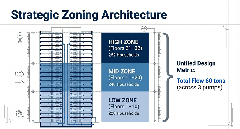 دراسة حالة نظام تعزيز المياه في المباني الشاهقة