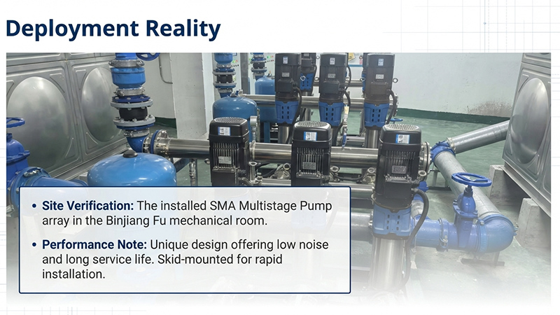 دراسة حالة نظام تعزيز المياه في المباني الشاهقة