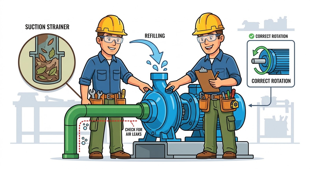 مضخة الماء تعمل ولكنها لا تضخ الماء؟ دليل الإصلاح