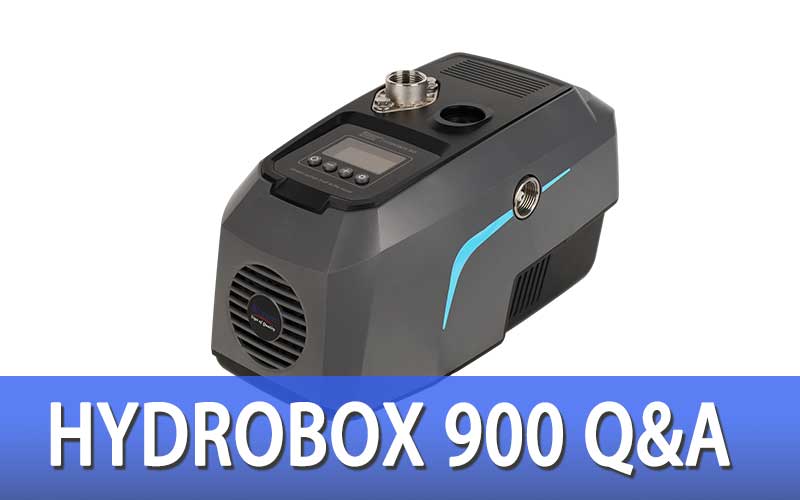 الأسئلة والأجوبة حول منتج Hydrobox 900