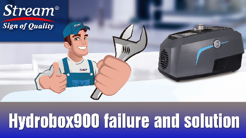 دليل استكشاف الأخطاء وإصلاحها لجهاز HYDROBOX 900