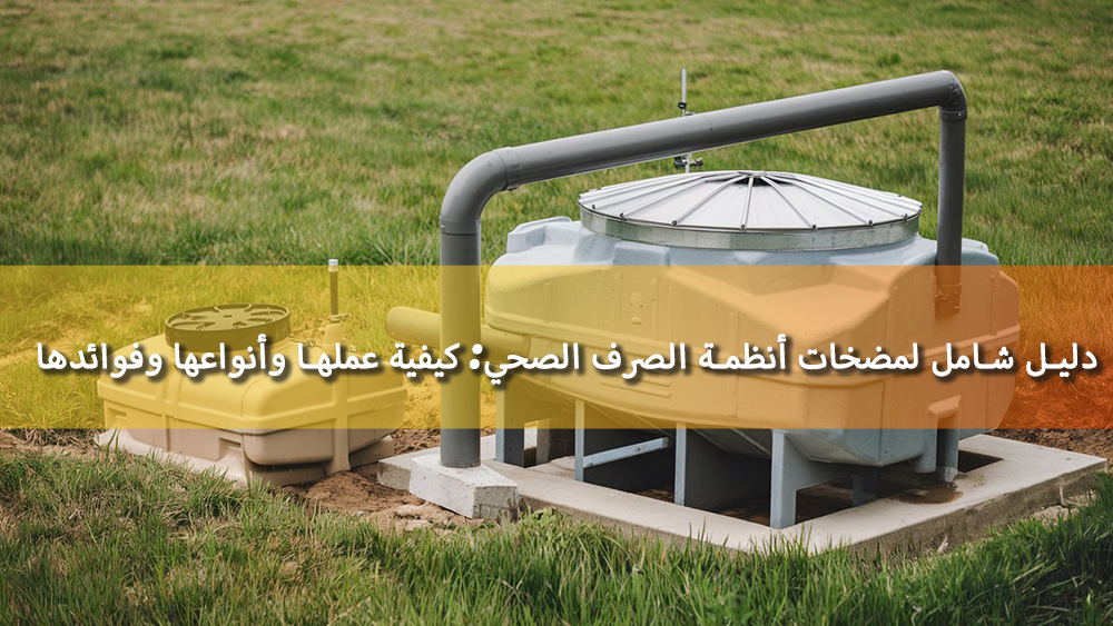 دليل شامل لمضخات أنظمة الصرف الصحي: كيفية عملها وأنواعها وفوائدها