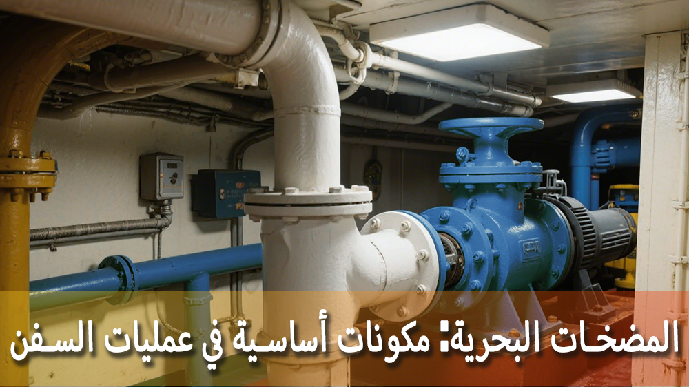 المضخات البحرية: مكونات أساسية في عمليات السفن