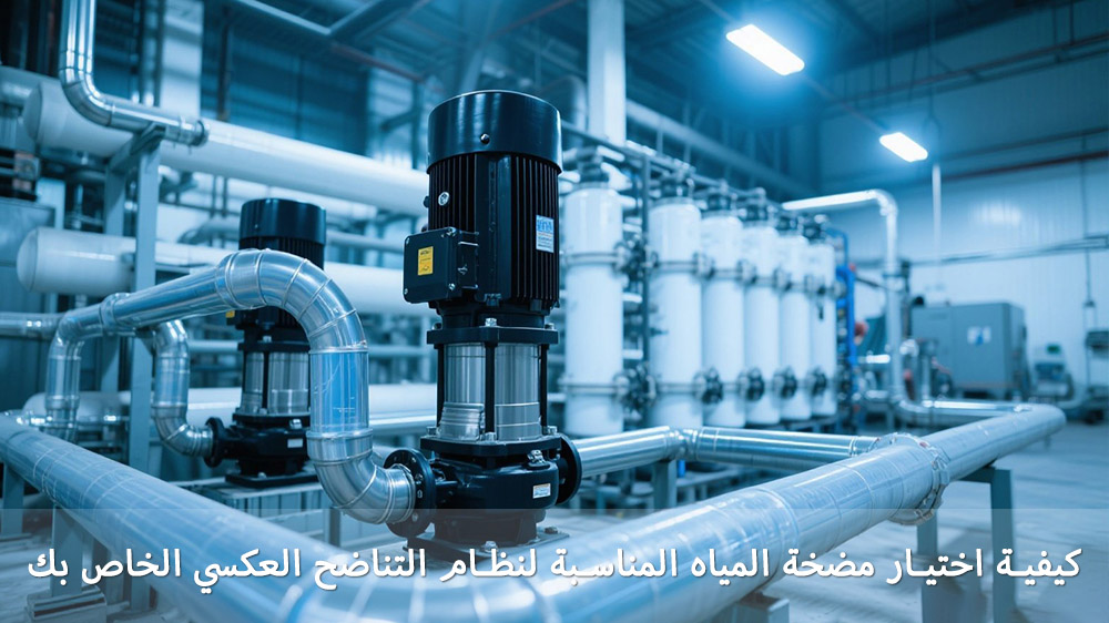 كيفية اختيار مضخة المياه المناسبة لنظام التناضح العكسي الخاص بك