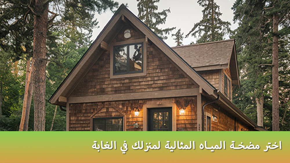 اختر مضخة المياه المثالية لمنزلك في الغابة