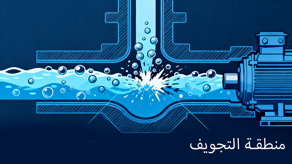 أوقف التجويف بالتركيب الصحيح للمضخة