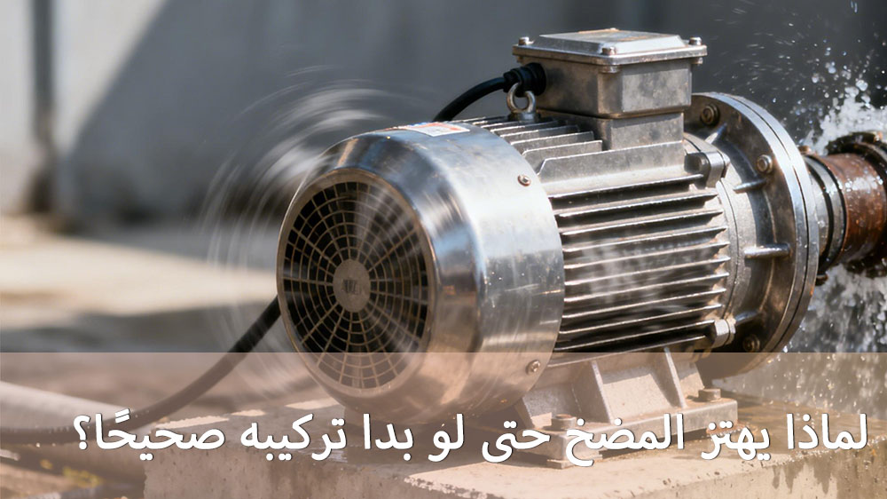 لماذا تهتز المضخة حتى عندما يبدو تركيبها صحيحاً؟
